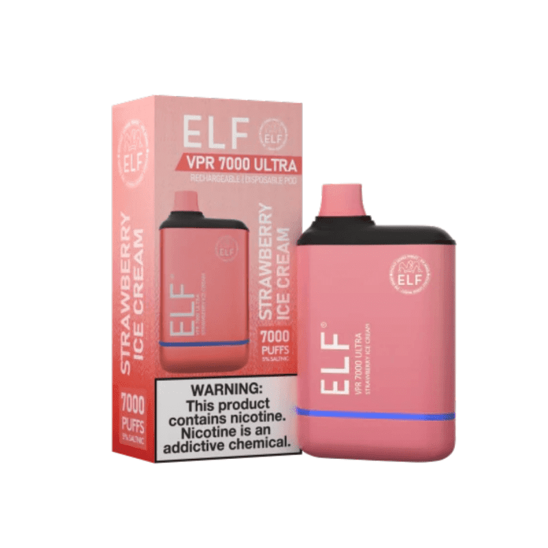 Elf VPR 7000 Ultra Strawberry Ice Cream Disposable Vape Device 7b1bf573 4b9c 4a81 9669 be1ec4e115f6