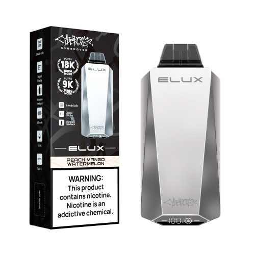 Elux Cyberover 18k Disposable Vape Peach Mango Watermelon 8d37a19e c32f 493a baac 406ea12516f1 1