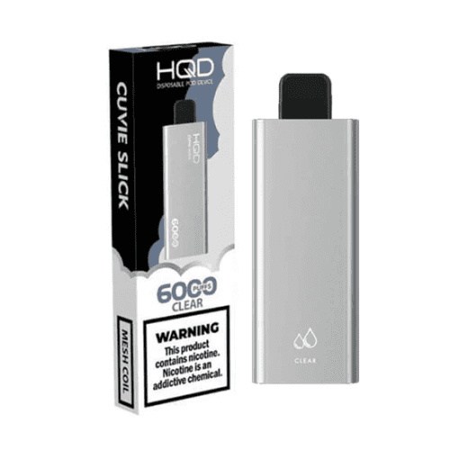 HQD Cuvie Slick 6000 Clear Disposable Vape Device 7484a1ae 7e14 41bf be73 259786b076a6