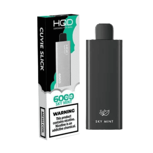 HQD Cuvie Slick 6000 Sky Mint Disposable Vape Device 101d1692 6a11 4040 9716 b57505d64929