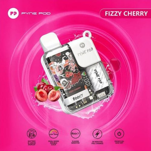 PYNE POD 8500 Boost Vape fizzy cherry