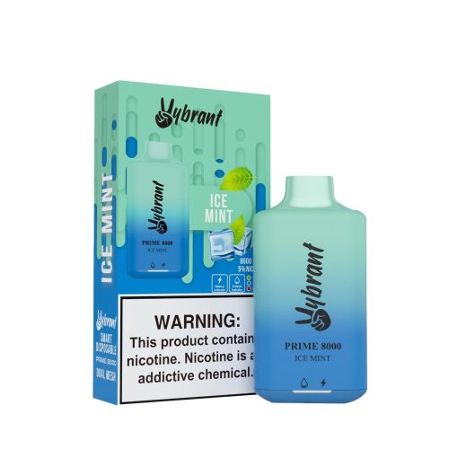 Vybrant Prime 8000 Ice Mint Disposable Vape b201c8cc 8795 460b 91b5 d84c19e2c576