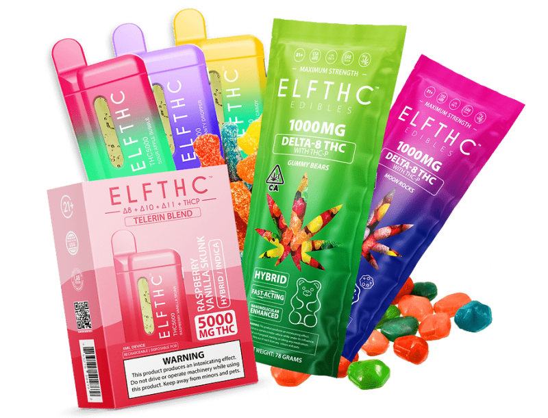 elf thc 5000 blend 5g disposable vape 3 pack 41011485016354