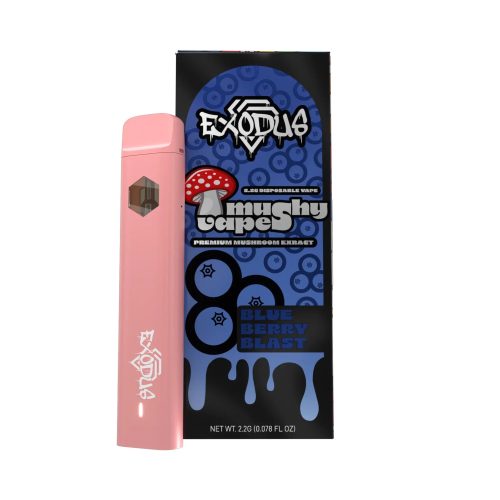 Exodus - Amanita Mushy Disposable 2.2G Blueberry Blast flavor, potent Exodus Mushy Disposable with a berry twist.