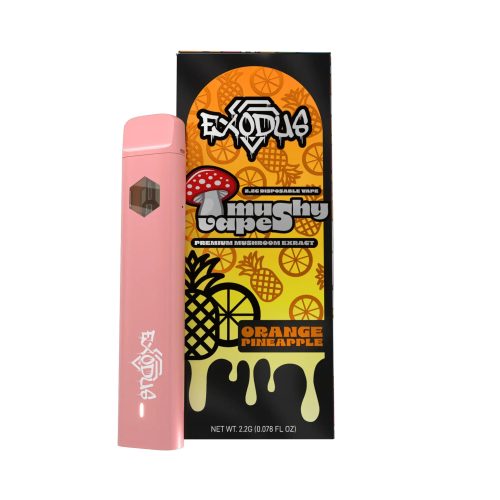 Exodus - Amanita Mushy Disposable 2.2G Orange Pineapple flavor, exotic Exodus Mushy Disposable blend.