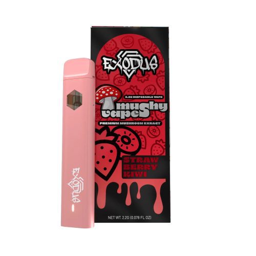 Exodus - Amanita Mushy Disposable 2.2G Strawberry Kiwi flavor, sweet and zesty Exodus Mushy Disposable.