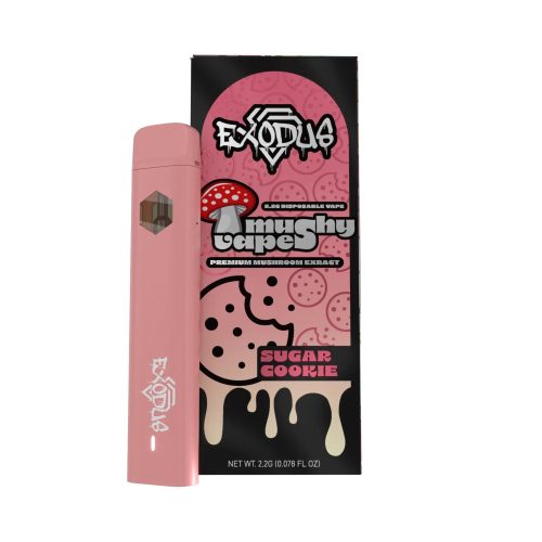 Exodus - Amanita Mushy Disposable 2.2G Sugar Cookie flavor, smooth and sweet Exodus Mushy Disposable treat.