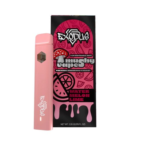 Exodus - Amanita Mushy Disposable 2.2G Watermelon Lime flavor, juicy and refreshing Exodus Mushy Disposable.