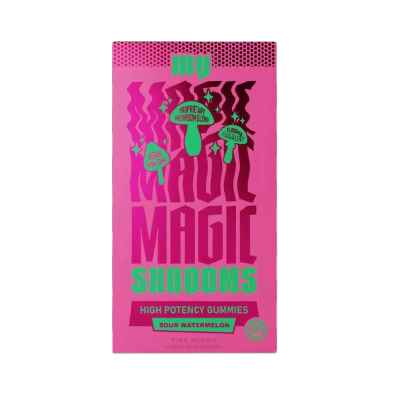 Exodus My Magic Mushy Gummies 12000mg Sour Watermelon flavor, tangy magic mushies gummies with a refreshing twist.