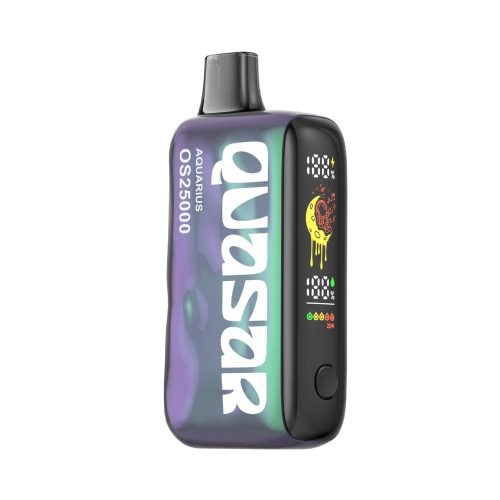 Quasar OS25000 Aquarius flavor – a refreshing tropical vape experience with cool, island-inspired vibes. Ideal for summer vaping.