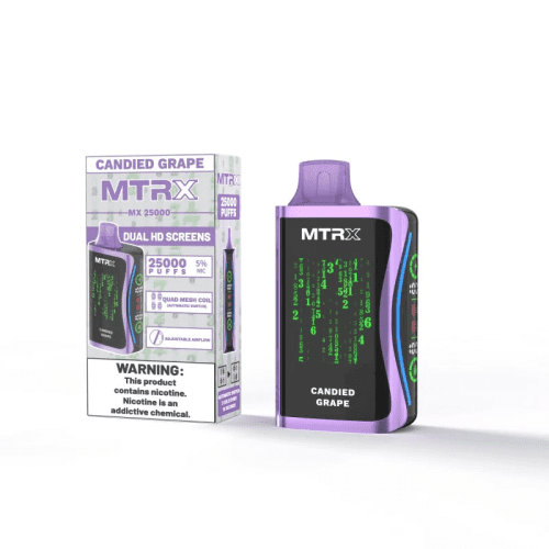 mtrx mx25000 disposable vape candied grape 33207398 f2d2 4971 b334 dce351accca9